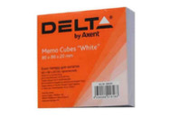 Блок для заметок Axent Delta белый 80*80*20 мм проклеенный D8002