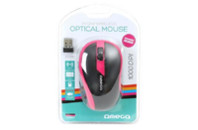 Мышка OMEGA Wireless OM-415 pink/black (OM0415PB)