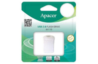 USB флеш накопитель Apacer 32GB AH116 White USB 2.0 (AP32GAH116W-1)
