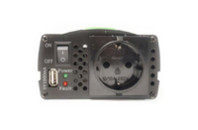 Адаптер автомобильный 12V/220V PowerPlant 24V/220V HYM300-242, 300W, + USB 5V 1A (KD00MS0002)