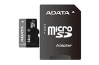 Карта памяти A-DATA 64GB microSD class 10 UHS-I (AUSDX64GUICL10-RA1)