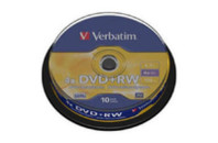 Диск DVD Verbatim 4.7Gb 4x CakeBox 10 шт silver (43488)