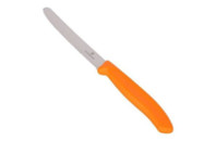 Набор ножей Victorinox SwissClassic 11см, 2шт. в блистере, волнистое лезвие,оранж (6.7836.L119B)