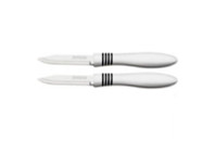Набор ножей Tramontina COR & COR для овощей 2шт 76 мм White (23461/283)