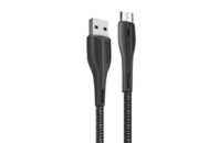 Дата кабель ColorWay USB 2.0 AM to Micro 5P 1.0m led black (CW-CBUM034-BK)