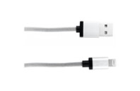 Дата кабель USB 2.0 AM to Lightning 1.0m MFI Dark gray CANYON (CNS-MFIC3DG)
