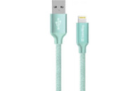 Дата кабель USB 2.0 AM to Lightning mint ColorWay (CW-CBUL004-MT)
