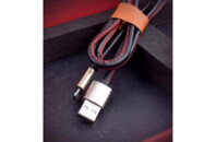 Дата кабель USB 2.0 AM to Micro 5P 1.0m leather black XoKo (SC-115m-BK)