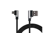 Дата кабель USB 2.0 AM to Micro 5P 1.0m Premium black REAL-EL (EL123500031)
