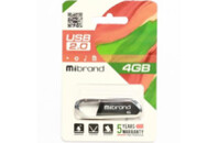 USB флеш накопитель Mibrand 4GB Aligator Grey USB 2.0 (MI2.0/AL4U7G)