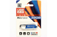USB флеш накопитель Mibrand 32GB Aligator Blue USB 2.0 (MI2.0/AL32U7U)
