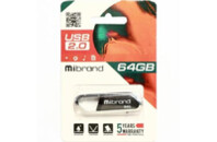 USB флеш накопитель Mibrand 64GB Aligator Grey USB 2.0 (MI2.0/AL64U7G)