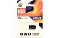 USB флеш накопитель Mibrand 8GB Scorpio Black USB 2.0 (MI2.0/SC8M3B)