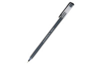 Ручка масляная Delta by Axent Черная 0.7 мм Прозрачный корпус (DB2059-01)