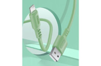 Дата кабель USB 2.0 AM to Type-C 1.0m soft silicone green ColorWay (CW-CBUC042-GR)