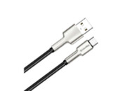 Дата кабель USB 2.0 AM to Type-C 1.0m head metal black ColorWay (CW-CBUC046-BK)