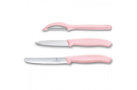 Набор ножей Victorinox SwissClassic Paring Set 3 шт Universal Pink (6.7116.31L52)