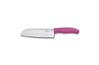 Кухонный нож Victorinox SwissClassic Santoku 17 см Pink (6.8526.17L5B)