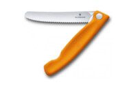 Кухонный нож Victorinox SwissClassic Foldable Paring 11 см Serrated Orange (6.7836.F9B)
