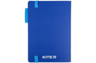 Блокнот Kite твердый переплет 120х169 мм 96 листов, синий (K22-467-2)