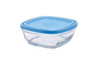 Пищевой контейнер Duralex Lys Carre Quadrate Blue 3100 мл 23 см (9024AM06)