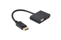 Переходник Cablexpert DisplayPort to HDMI/VGA (A-DPM-HDMIFVGAF-01)