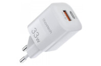 Зарядное устройство Choetech GaN USB-A/USB-C 33W QC3.0/PD/PPS (PD5006-EU-WH)