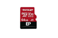 Карта памяти Patriot 64GB microSD class 10 UHS-I U3 V30 A1 (PEF64GEP31MCX)