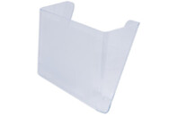 Лоток для бумаг Economix настенный пластиковый, прозрачный (E80702)