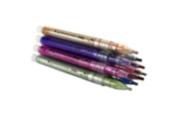 Художественный маркер Maxi Металлизированные с цветным контуром, 12 цветов (MX15247)