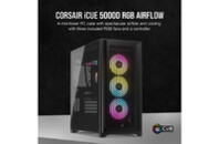 Корпус Corsair iCUE 5000D RGB AirFlow Tempered Glass Black (CC-9011242-WW)
