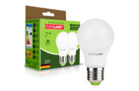 Лампочка Eurolamp LED A60 7W E27 3000K 220V акция 1+1 (MLP-LED-A60-07272(E))