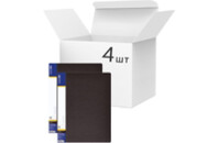 Папка с файлами Economix Light А4 с 40 файлами, черная (E37604-01)