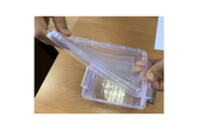 Пищевой контейнер Irak Plastik Hide прямокутний 28 л прозорий (4658)