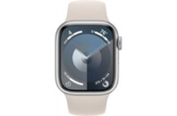 Смарт-часы Apple Watch Series 9 GPS 41mm Silver Aluminium Case with Storm Blue Sport Band - S/M (MR903QP/A)