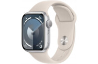 Смарт-часы Apple Watch Series 9 GPS 41mm Silver Aluminium Case with Storm Blue Sport Band - S/M (MR903QP/A)
