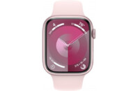 Смарт-часы Apple Watch Series 9 GPS 41mm Pink Aluminium Case with Light Pink Sport Band - S/M (MR933QP/A)