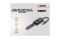 Карман внешний Maiwo M.2 NVMe/SATA SSD combo USB3.2 Gen2 Type-C (K1696P2)