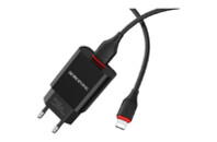 Зарядное устройство BOROFONE BA20A Sharp charger set(Lightning) Black (BA20ALB)