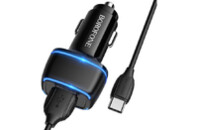 Зарядное устройство BOROFONE BZ14 Max dual port (Type-C) USB Black (BZ14CB)