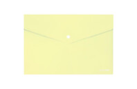 Папка - конверт Economix А4 180 мкм, непрозрачная, пастельная желтая (E31301-85)