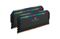 Модуль памяти для компьютера DDR5 32GB (2x16GB) 6000 MHz Dominator Platinum RGB Black Corsair (CMT32GX5M2B6000C30)