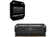 Модуль памяти для компьютера DDR5 32GB (2x16GB) 6400 MHz Dominator Platinum RGB Black Corsair (CMT32GX5M2B6400C32)