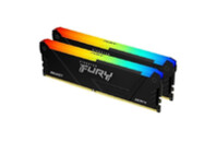 Модуль памяти для компьютера DDR4 32GB (2x16GB) 3200 MHz Beast RGB Kingston Fury (ex.HyperX) (KF432C16BB12AK2/32)