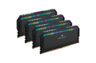 Модуль памяти для компьютера DDR5 64GB (4x16GB) 6200 MHz Dominator Platinum RGB Black Corsair (CMT64GX5M4B6200C32)