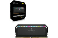 Модуль памяти для компьютера DDR5 64GB (4x16GB) 6200 MHz Dominator Platinum RGB Black Corsair (CMT64GX5M4B6200C32)