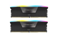 Модуль памяти для компьютера DDR5 64GB (2x32GB) 5200 MHz Vengeance RGB Black Corsair (CMH64GX5M2B5200C40)