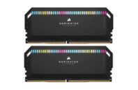 Модуль памяти для компьютера DDR5 32GB (2x16GB) 6000 MHz Dominator Platinum RGB Black Corsair (CMT32GX5M2X6000C36)