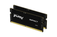 Модуль памяти для ноутбука SoDIMM DDR5 32GB (2x16GB) 5600 MHz Impact Black Kingston Fury (ex.HyperX) (KF556S40IBK2-32)
