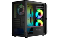 Корпус Logic concept PORTOS MESH+GLASS ARGB fans 3x120mm BLACK (AM-PORTOS-10-0000000-0002)